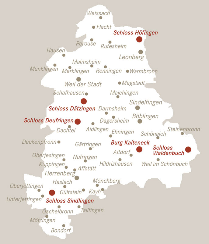 Landkreis Böblingen Schlösser. Burgen. Ruinen.