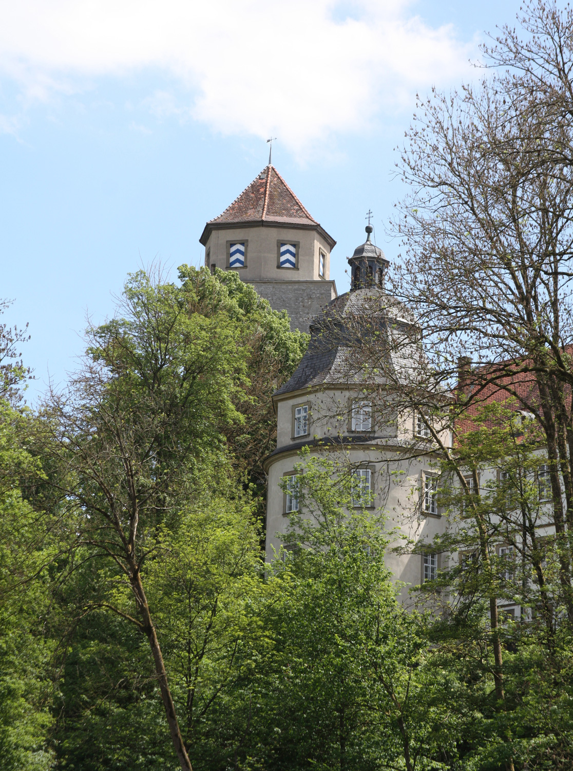 Schloss Aschhausen (Burg Aschhausen) im Hohenlohekreis