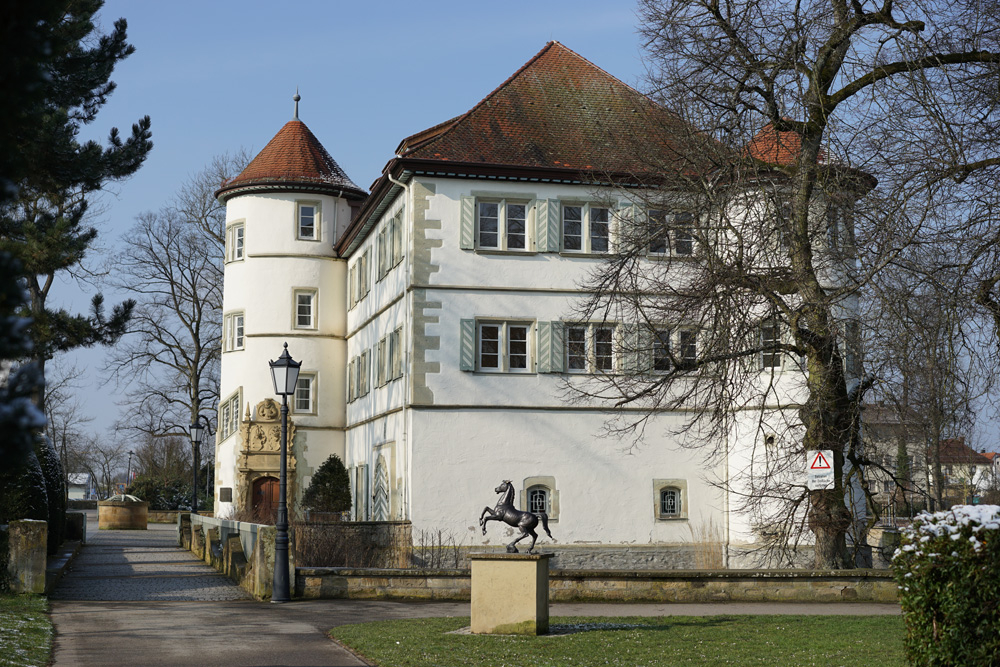 Schloss Rappenau (Bad) (Wasserschloss Rappenau) im Landkreis Heilbronn