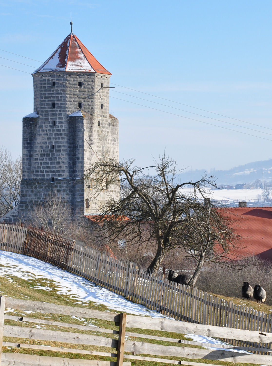 Marienburg Niederalfingen (Burg Niederalfingen, Fuggerschloss) im Ostalbkreis