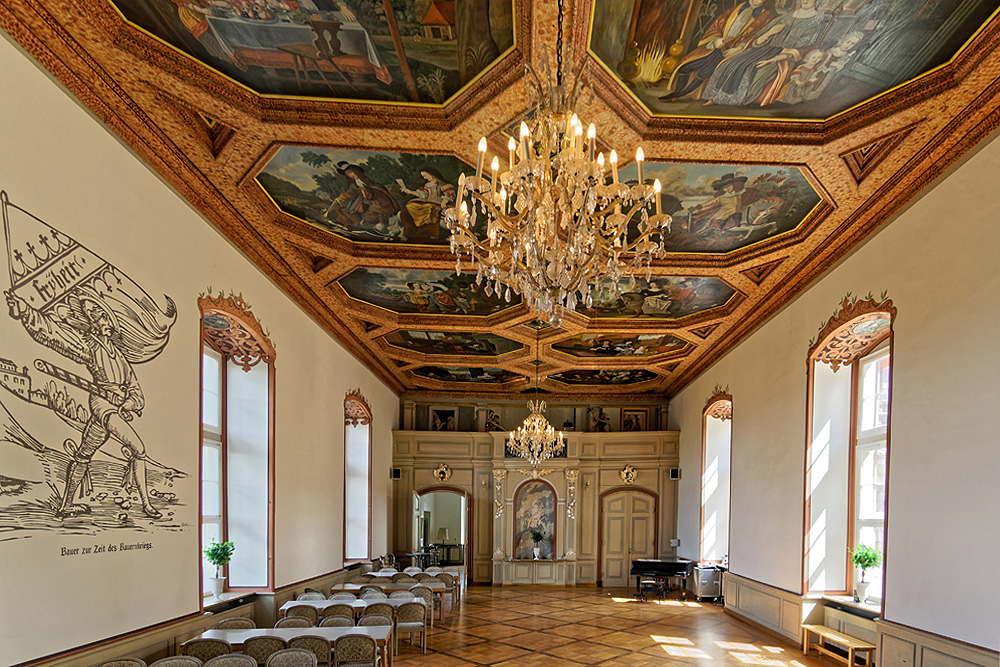 Schloss Kirchberg (Kirchberg an der Jagst) im Landkreis Schwäbisch Hall