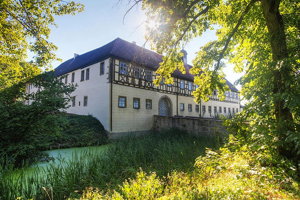 Wasserschloss Erkenbrechtshausen im Landkreis Schwäbisch Hall