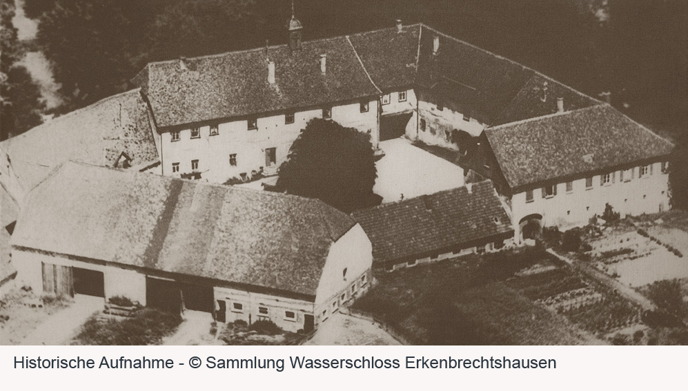 Wasserschloss Erkenbrechtshausen im Landkreis Schwäbisch Hall