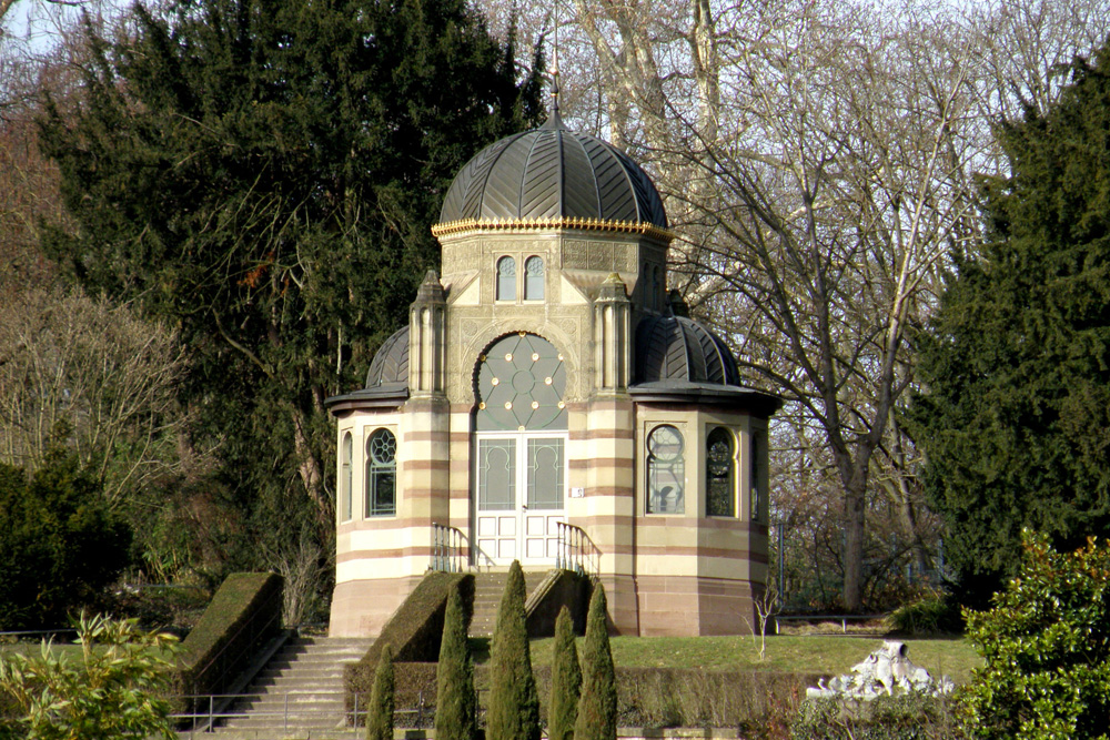 Schloss in der Wilhelma in der Landeshauptstadt Stuttgart