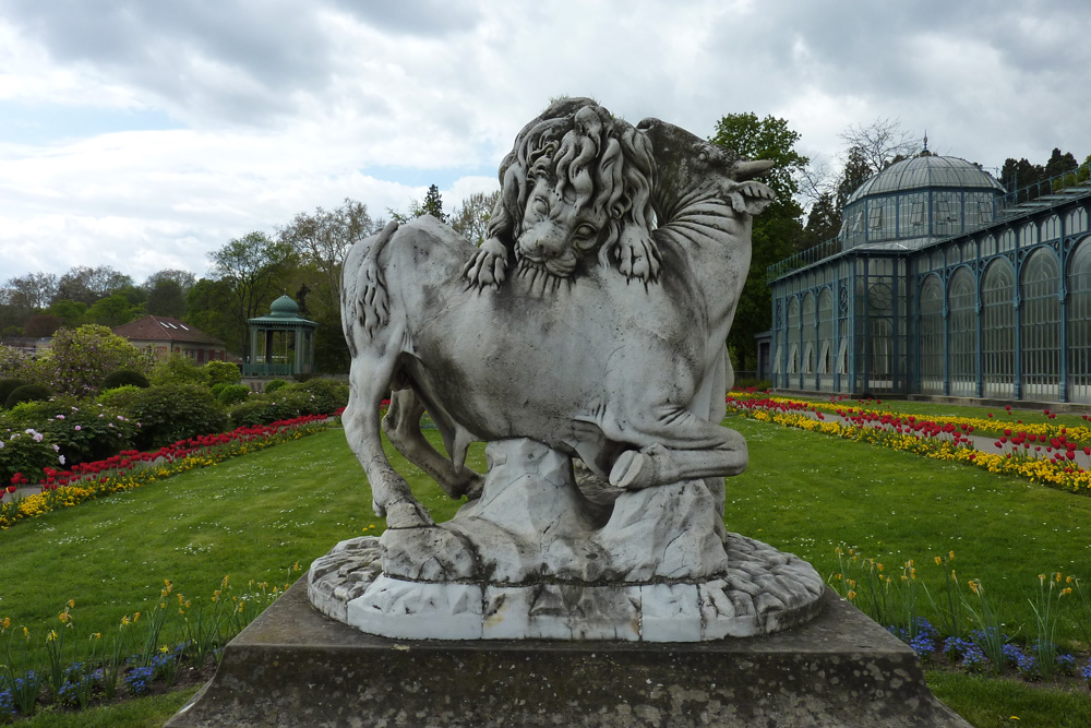 Schloss in der Wilhelma in der Landeshauptstadt Stuttgart