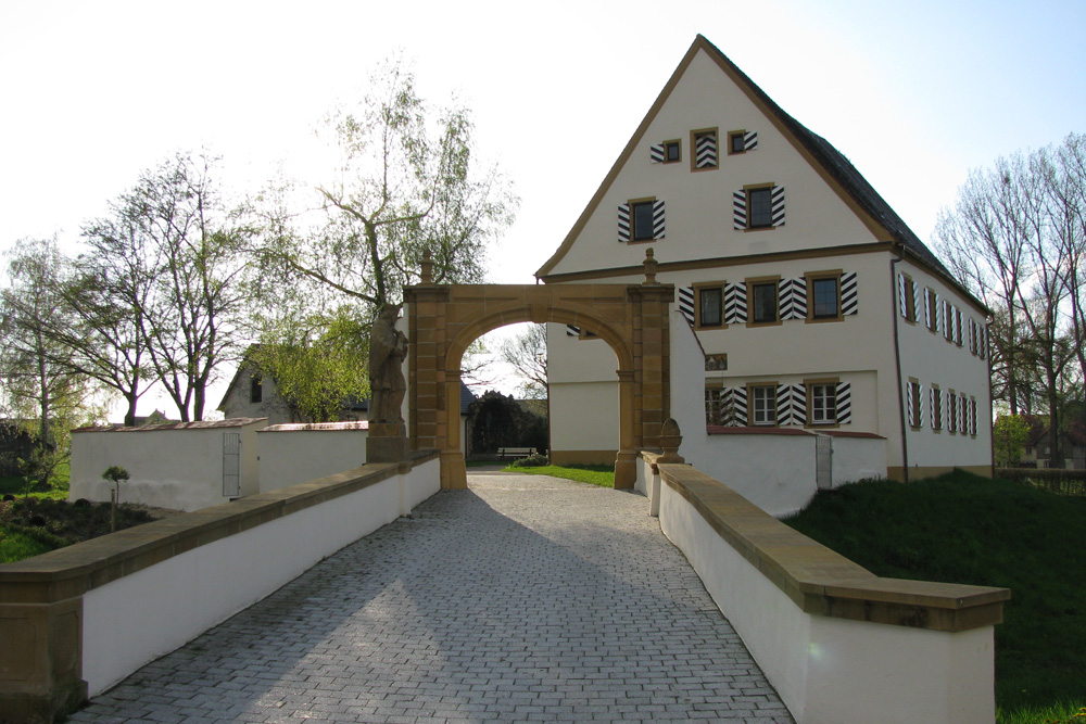 Schloss Unterschneidheim (Reste des ehemaligen Deutschordenschlosses) im Ostalbkreis