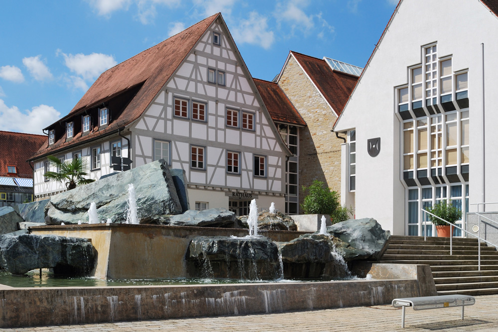 Wasserschloss Schwieberdingen (Altes Schloss, Wasserburg) im Landkreis Ludwigsburg