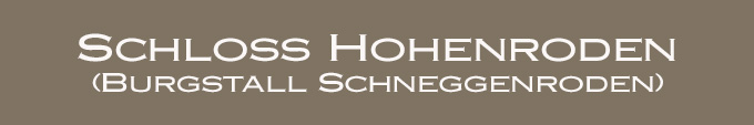 Überschrift Schloss Hohenroden (Burgstall Schneggenroden) im Ostalbkreis