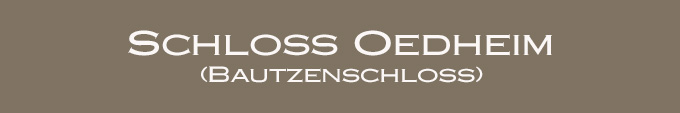 Überschrift Schloss Oedheim (Bautzenschloss) im Landkreis Heilbronn