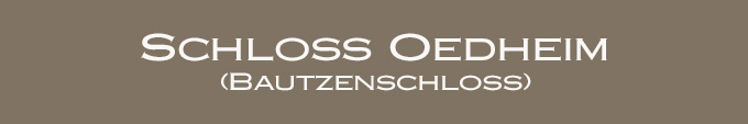 Überschrift Schloss Oedheim (Bautzenschloss) im Landkreis Heilbronn