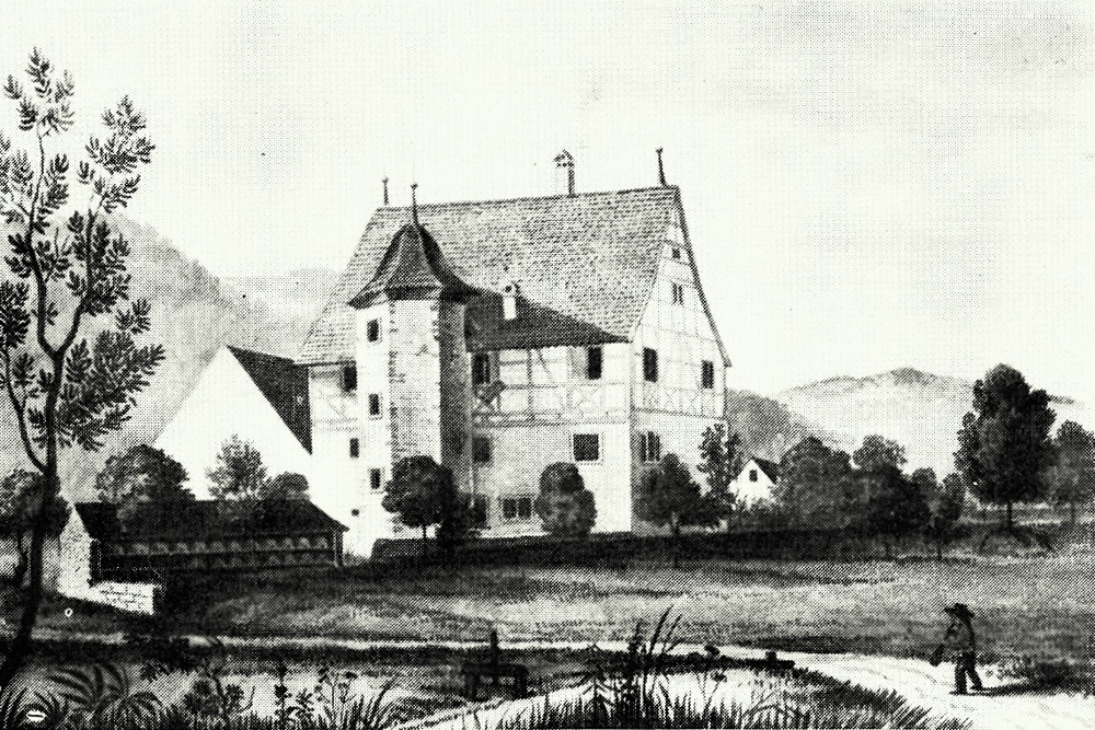 Schloss Ehner-Fahrnau (Ehnerfahrnau, Schloss Roggenbach) im Landkreis Lörrach
