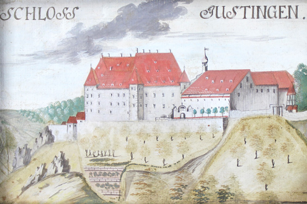 Ruine Hohenjustingen (Schloss Justingen) im Alb-Donau-Kreis
