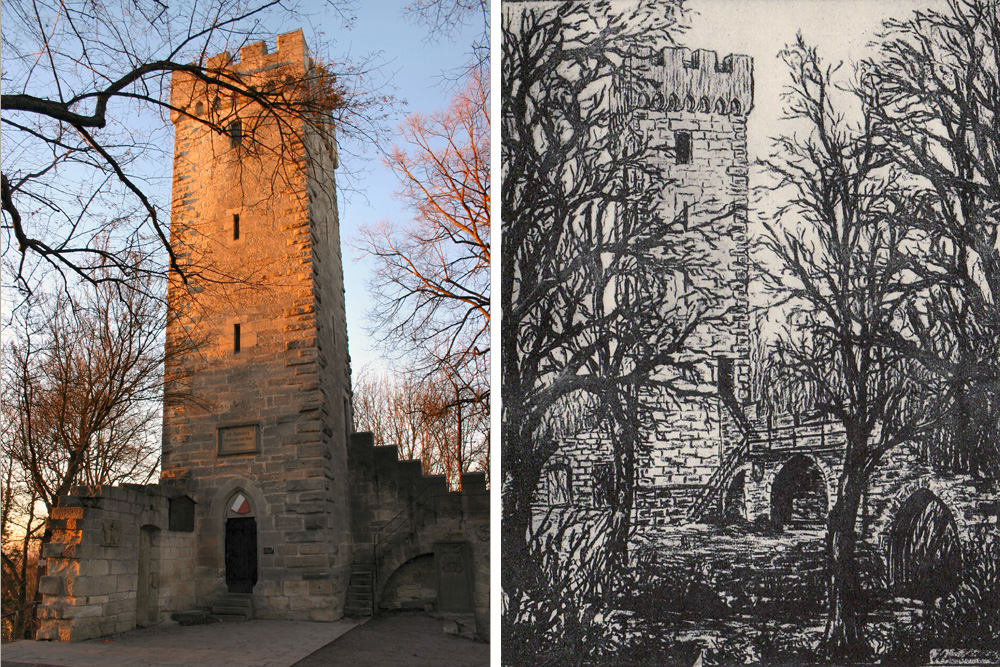 Ruine Weilerburg (Weiler Burg, Alt-Rotenberg, Rotenburg) im Landkreis Tübingen