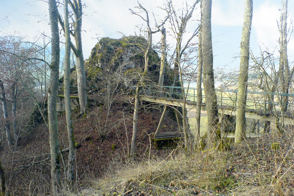 Ruine Hertenstein (Burg Hertenstein, Hertinstain, Hartenstein, Altes Schloss) im Landkreis Sigmaringen