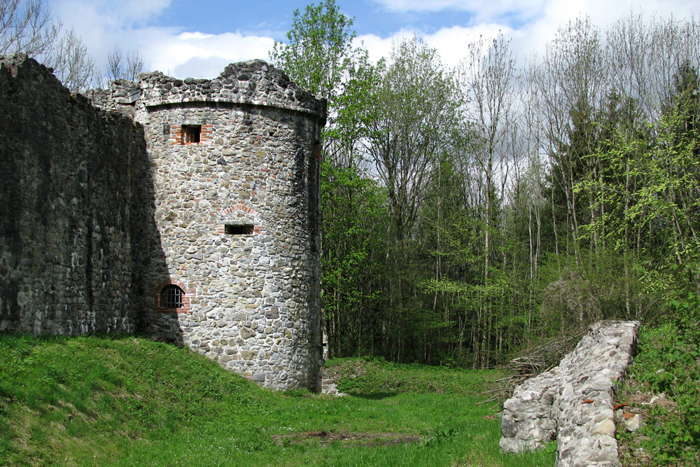 Ruine Ratzenried (Alt-Ratzenried, Oberes Schloss) im Landkreis Ravensburg