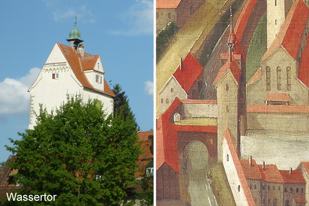 Stadtbefestigung Isny im Allgäu im Landkreis Ravensburg