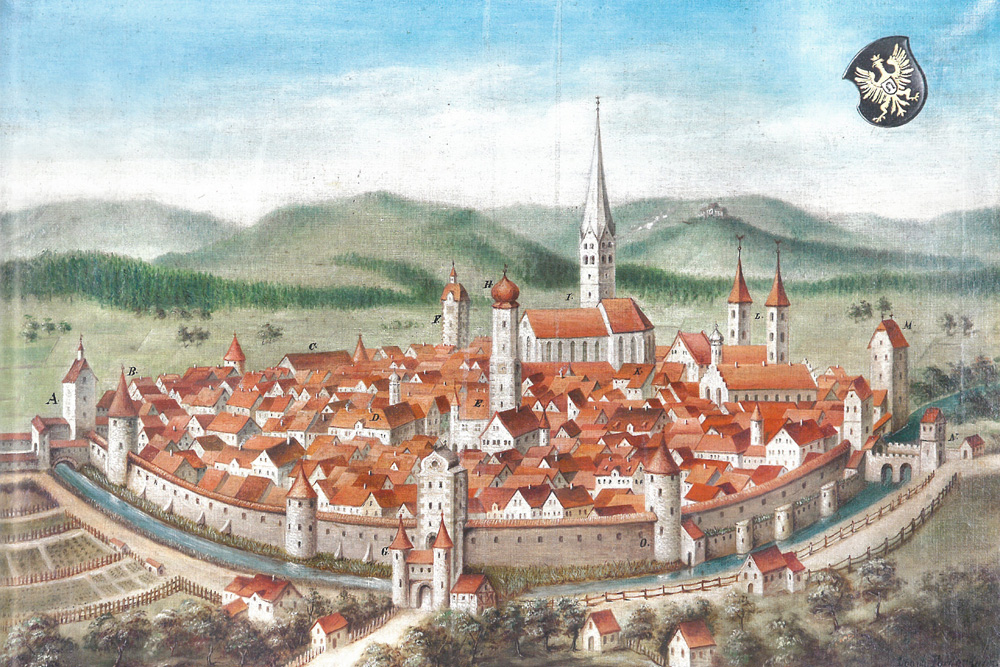 Stadtbefestigung Isny im Allgäu im Landkreis Ravensburg