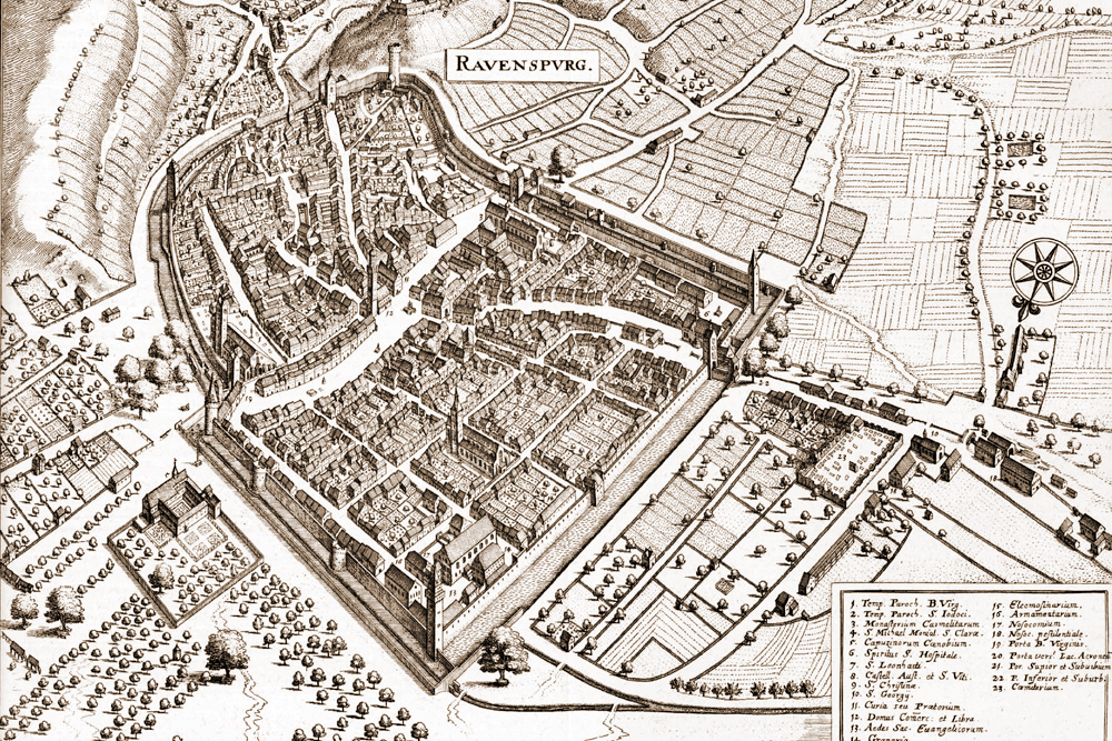 Stadtbefestigung Ravensburg im Landkreis Ravensburg