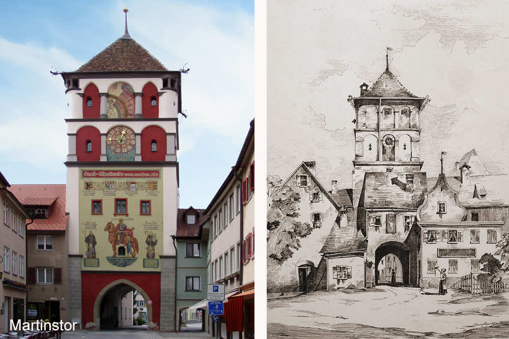 Stadtbefestigung Wangen im Allgäu im Landkreis Ravensburg
