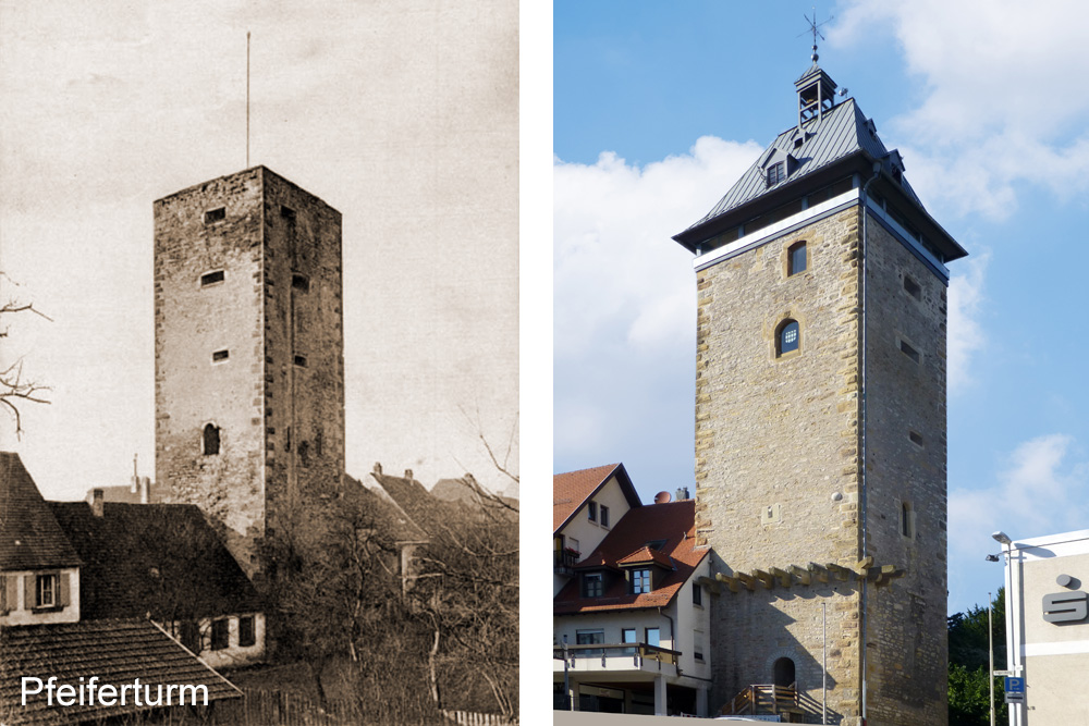 Stadtbefestigung Bretten im Landkreis Karlsruhe