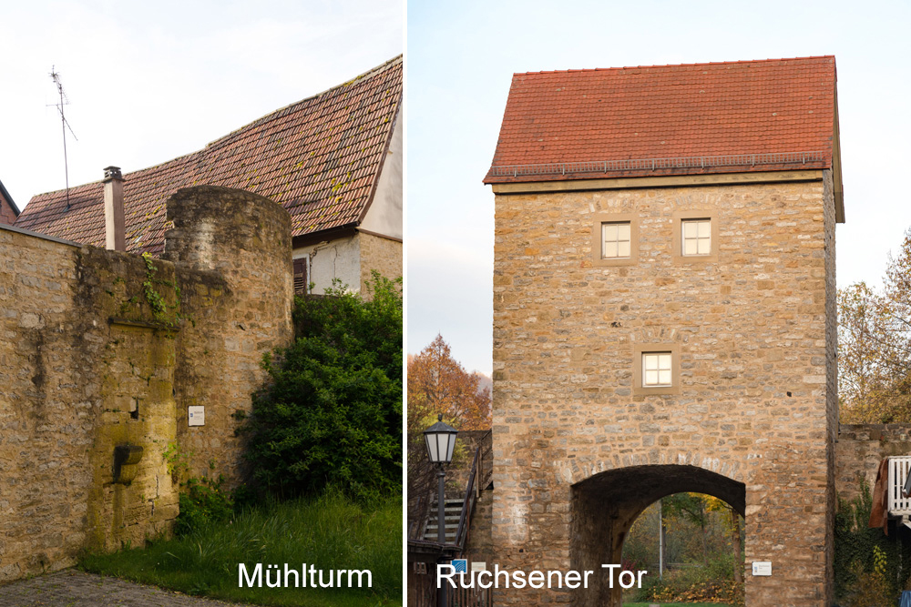 Stadtbefestigung Möckmühl im Landkreis Heilbronn