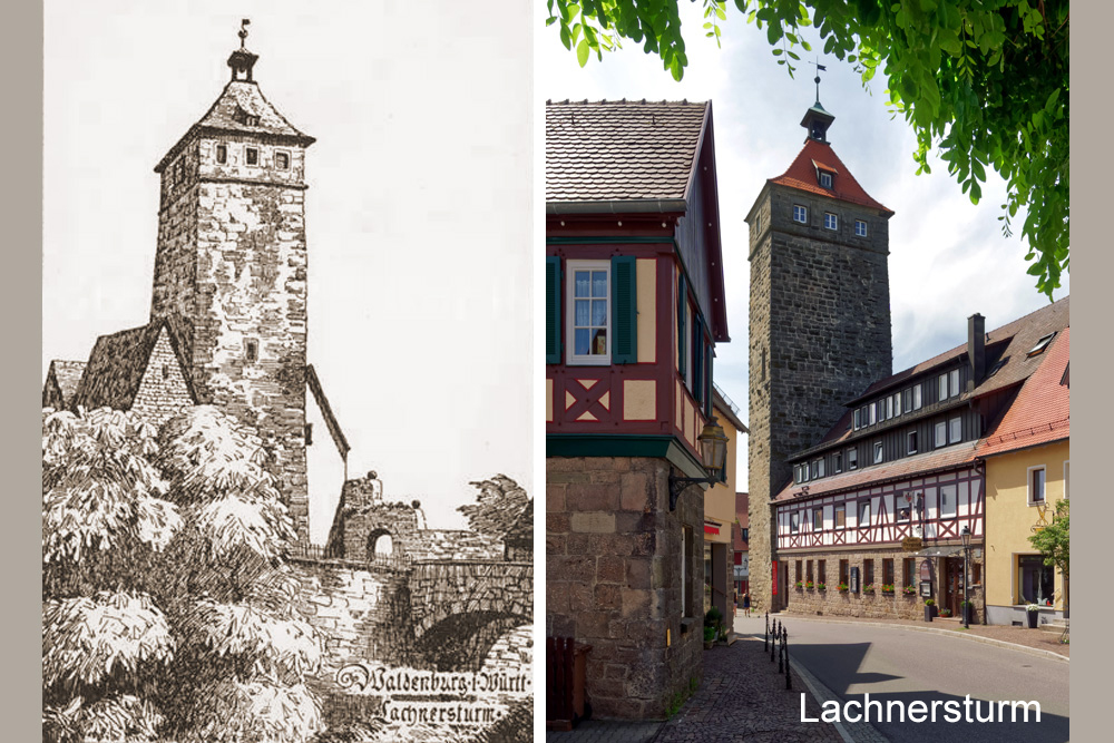 Stadtbefestigung Waldenburg (Württemberg) im Hohenlohekreis