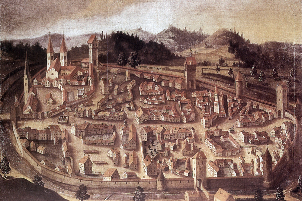 Stadtbefestigung Isny im Allgäu im Landkreis Ravensburg