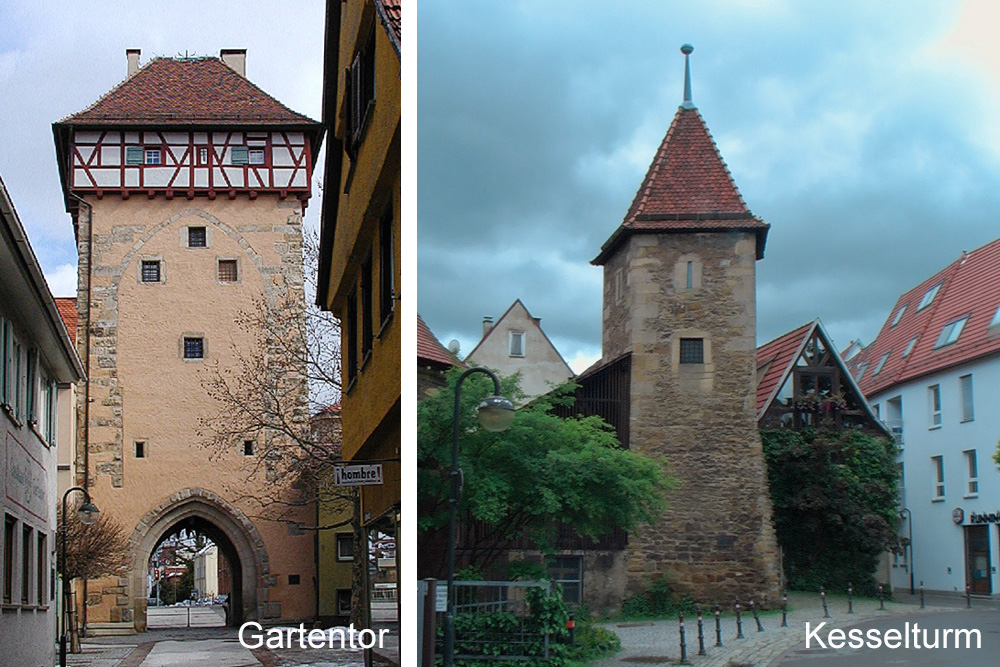 Stadtbefestigung Reutlingen im Landkreis Reutlingen