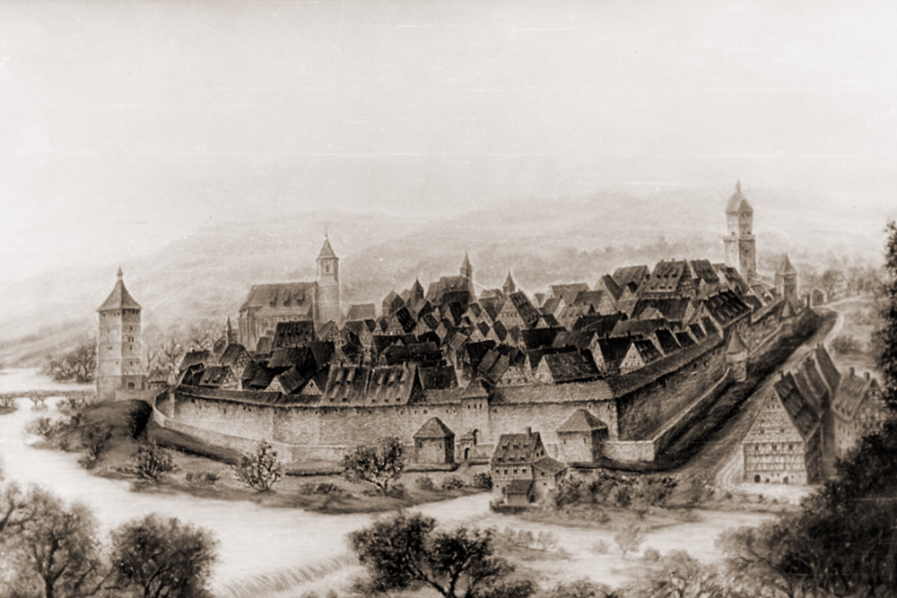 Stadtbefestigung Waiblingen im Rems-Murr-Kreis