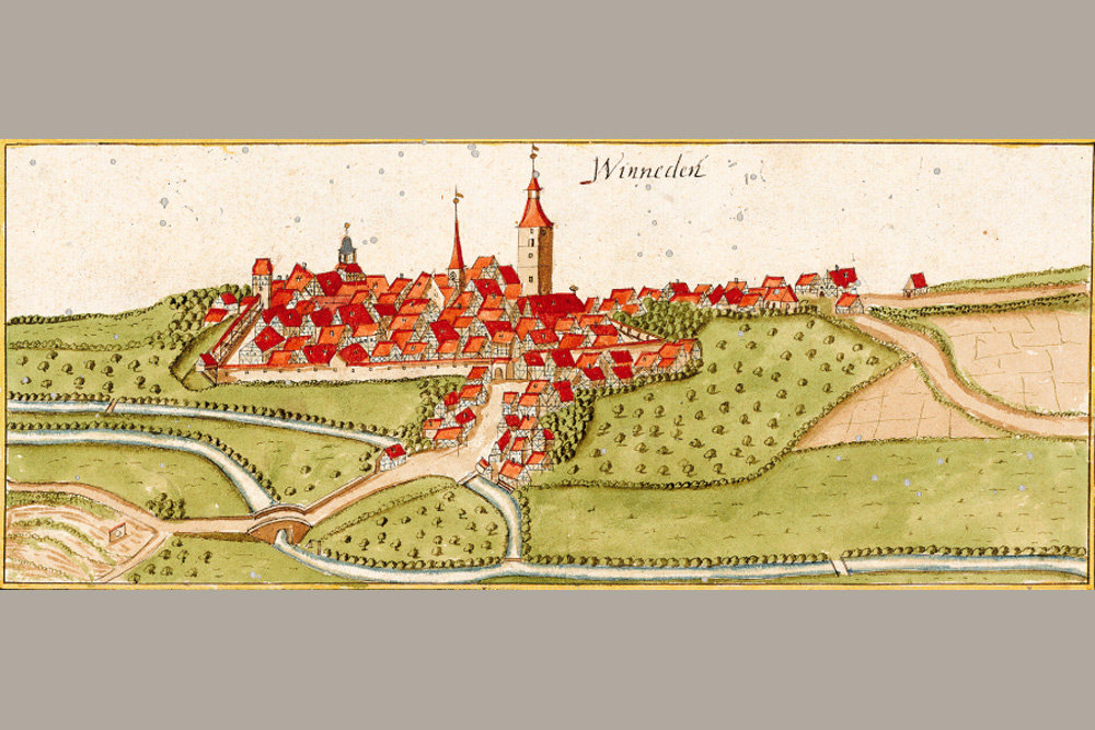 Stadtbefestigung Winnenden im Rems-Murr-Kreis