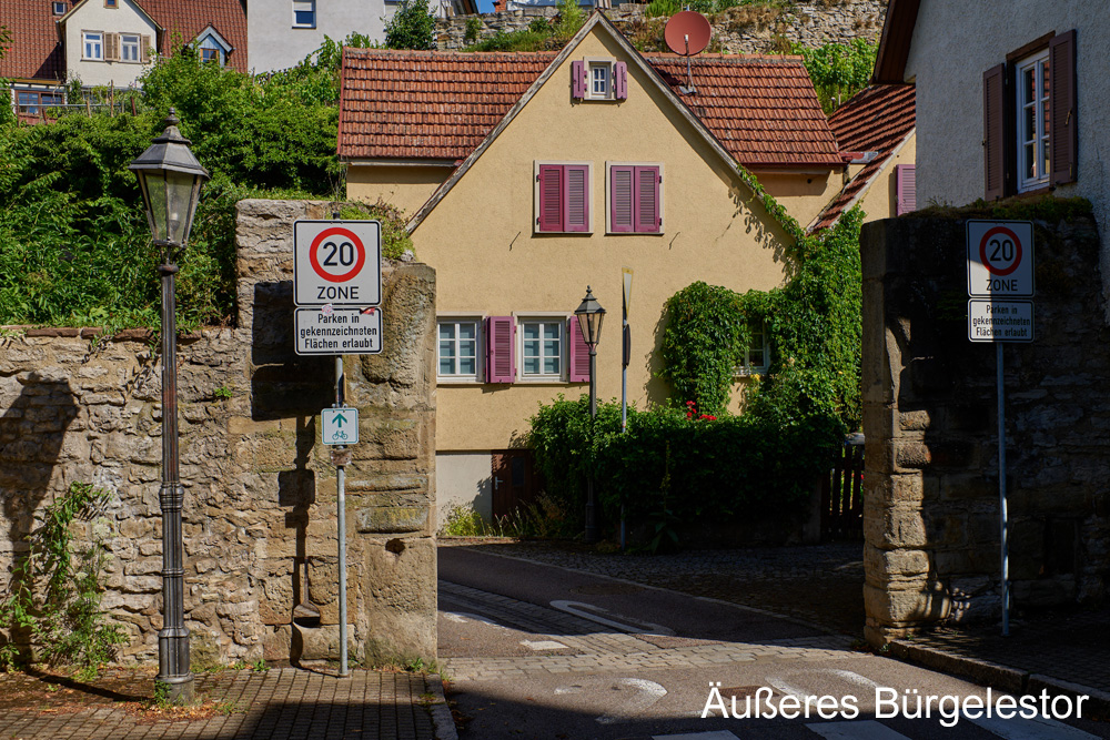 Stadtbefestigung Besigheim im Landkreis Ludwigsburg