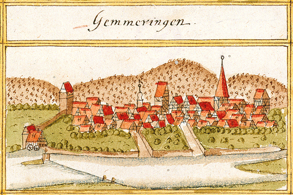 Ortsbefestigung Gemmrigheim im Landkreis Ludwigsburg