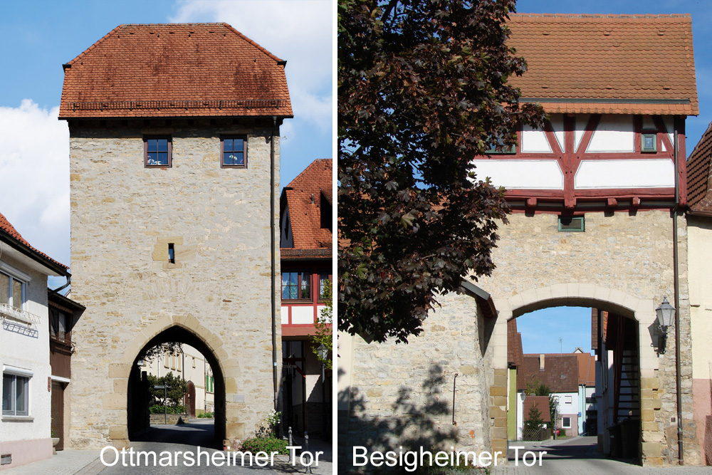 Ortsbefestigung Gemmrigheim im Landkreis Ludwigsburg
