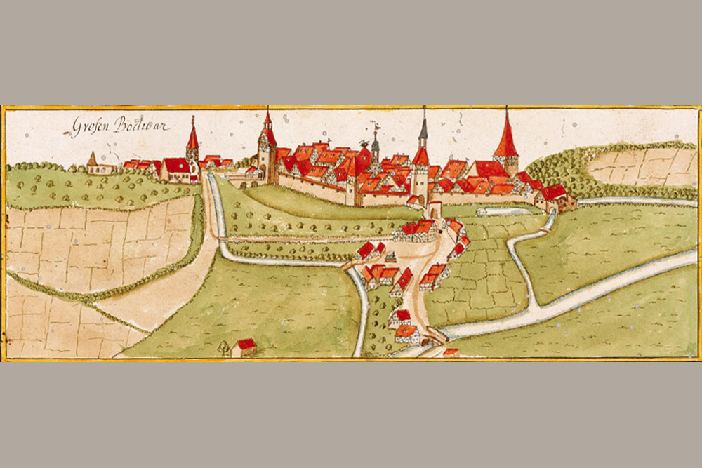 Stadtbefestigung Großbottwar im Landkreis Ludwigsburg