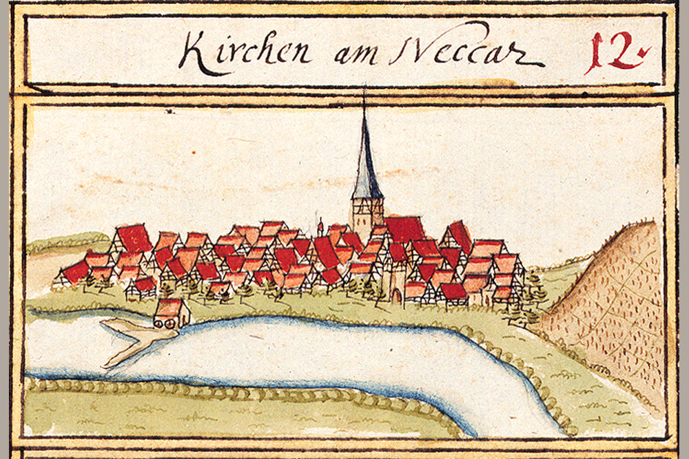 Marktbefestigung Kirchheim am Neckar im Landkreis Ludwigsburg