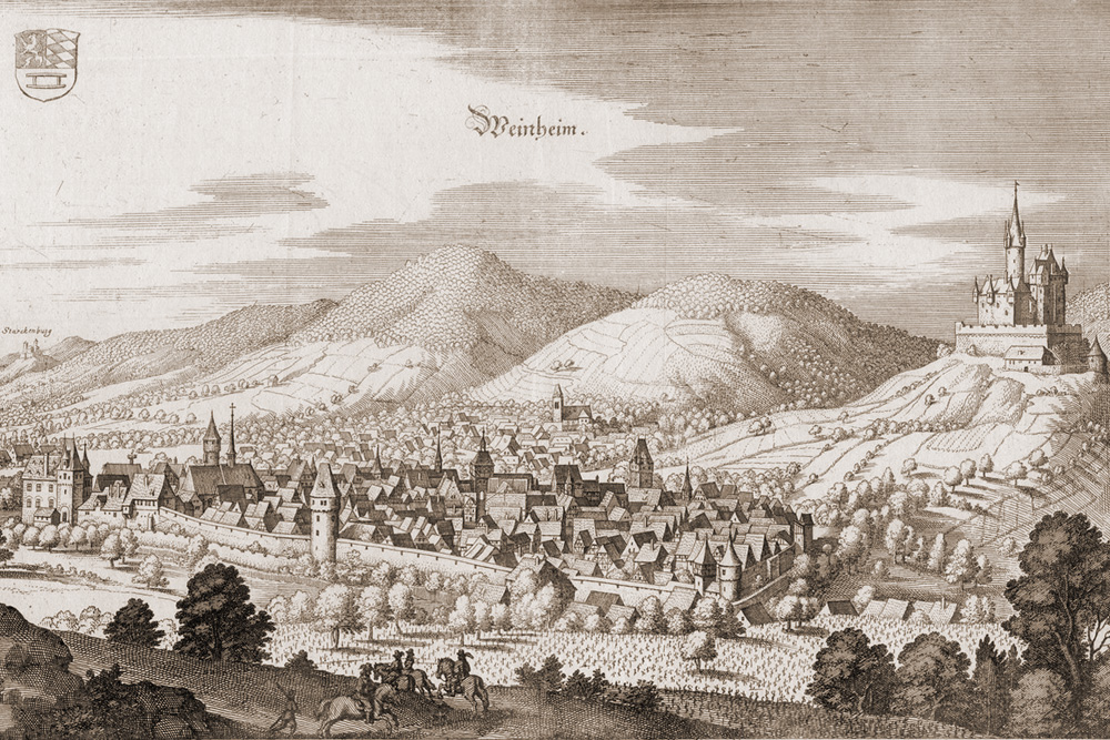 Stadtbefestigung Weinheim im Rhein-Neckar-Kreis