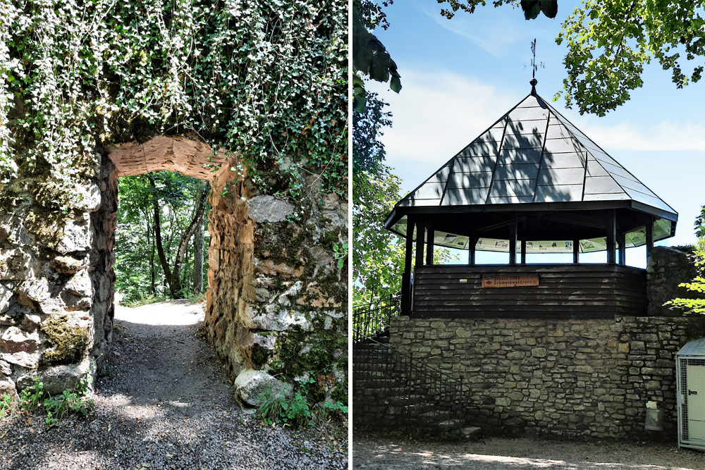 Ruine Werrach (Wehr, „Schlössle“) im Landkreis Waldshut