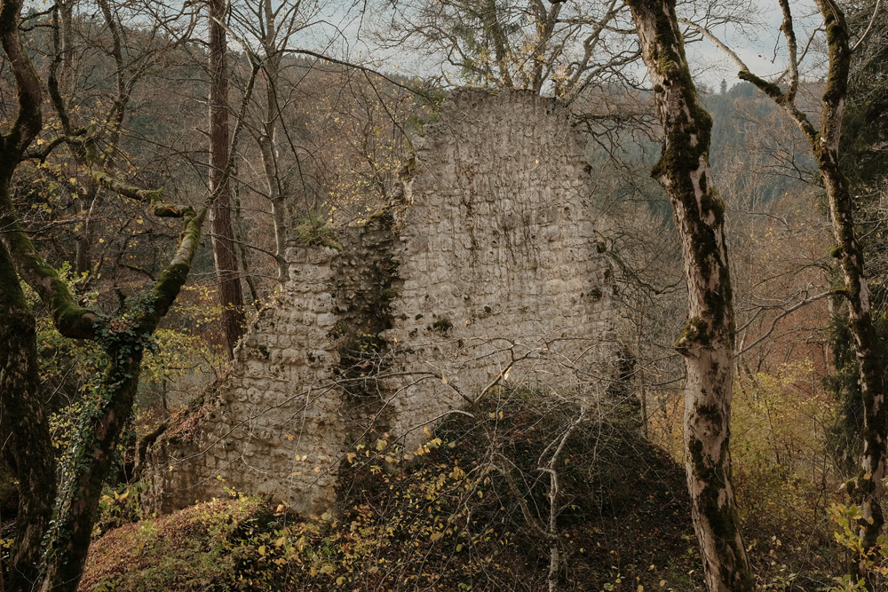 Burgruine Kraftstein im Landkreis Tuttlingen