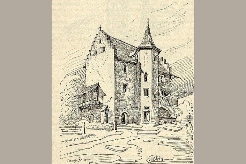 Schlossrest Istein (Schenkenschlössli, Schenkenschlösschen) im Landkreis Lörrach