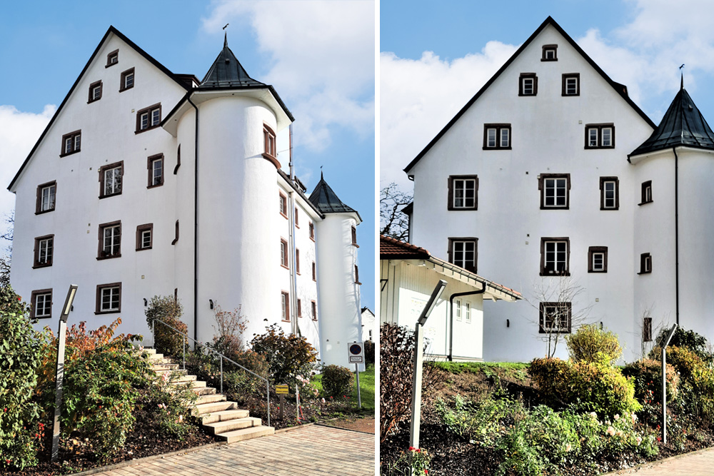 Wasserschloss Steinen (Schloss Steinen) im Landkreis Lörrach