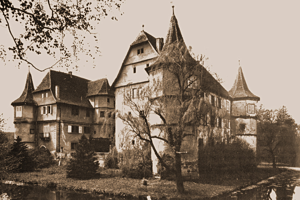 Wasserschloss Menzingen (Unteres Schloss) im Landkreis Karlsruhe