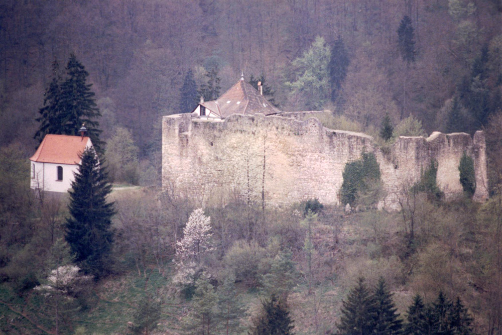 Ruine Niedergundelfingen im Landkreis Reutlingen