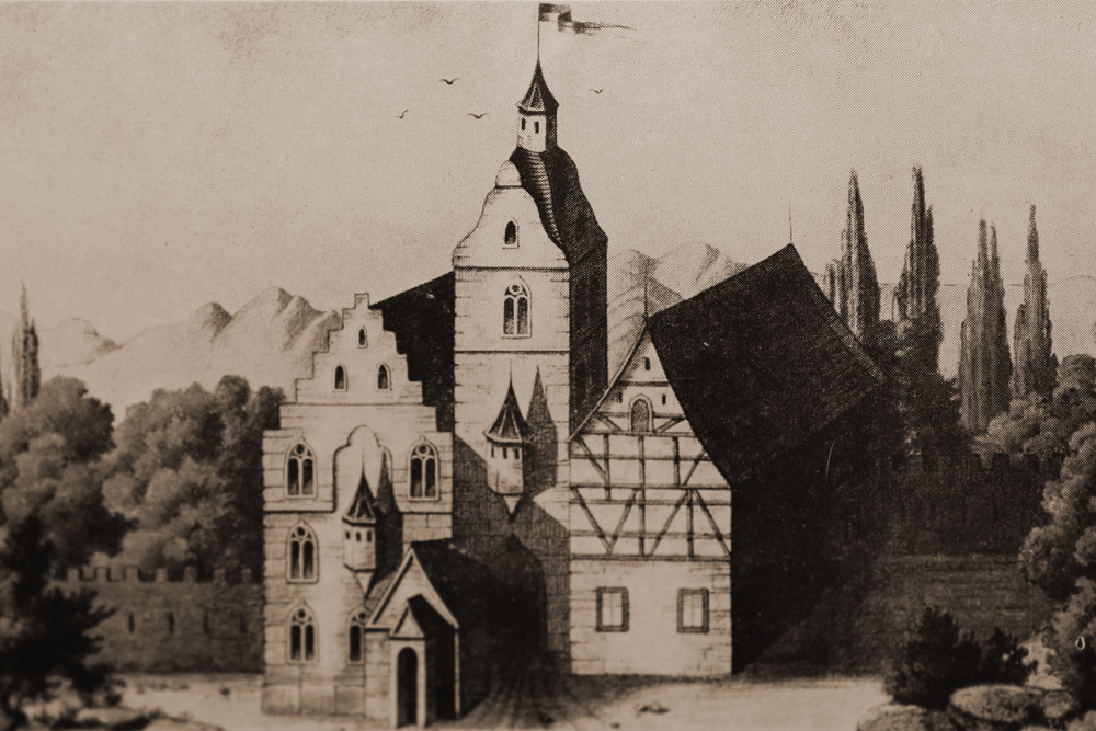 Oberschloss Adelsheim (Vorderschloss) im Neckar-Odenwald-Kreis