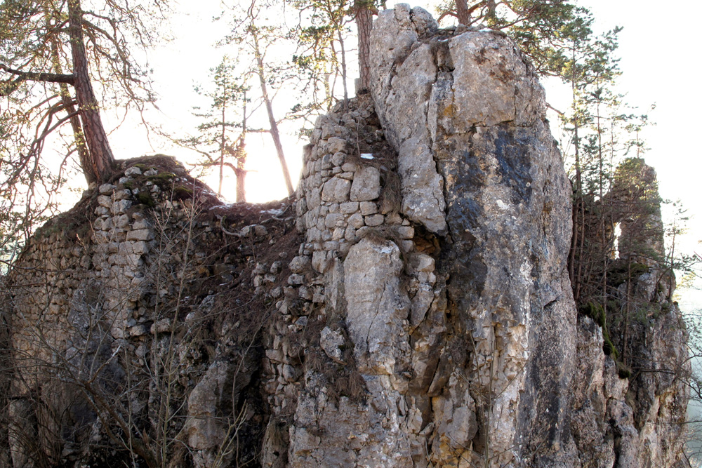 Ruine Unterfalkenstein im Landkreis Sigmaringen