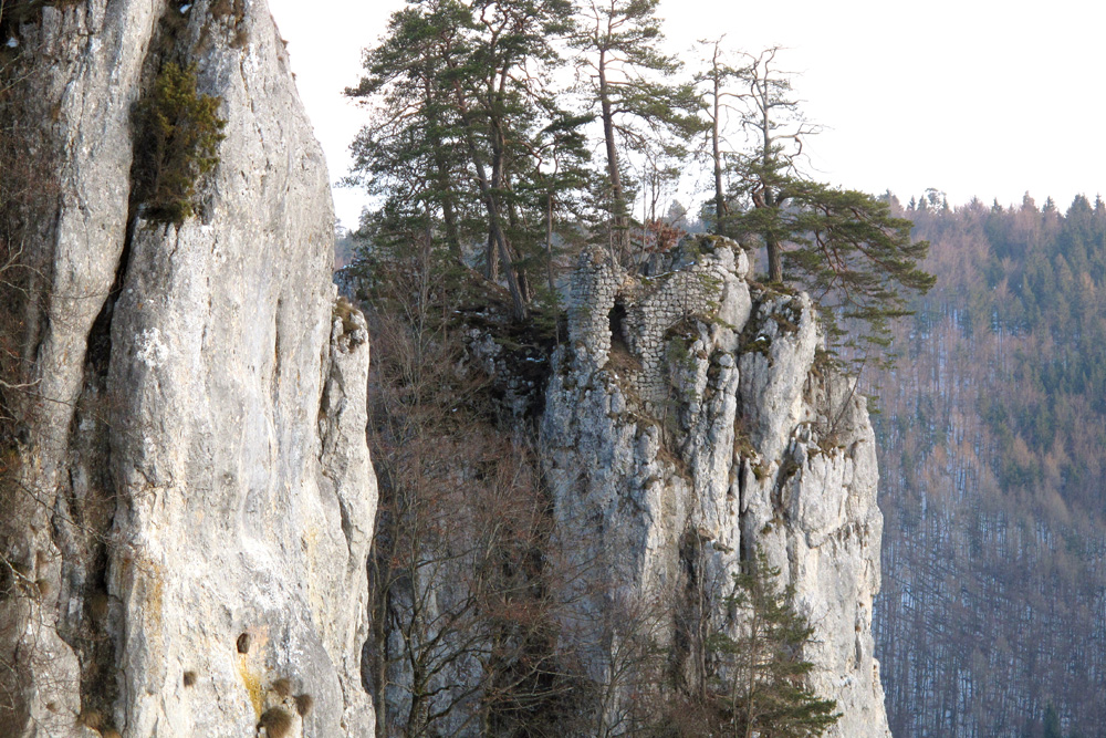 Ruine Unterfalkenstein im Landkreis Sigmaringen