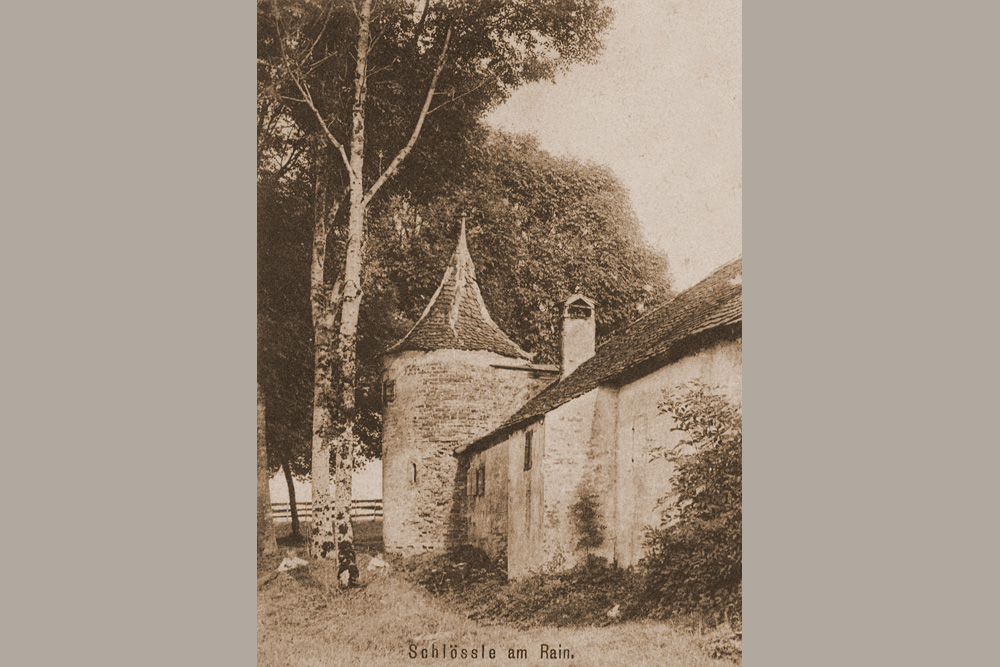 Rainschlössle (Rain-Schlössle, Schlösschen, Eberz-Schlösschen) im Landkreis Ravensburg