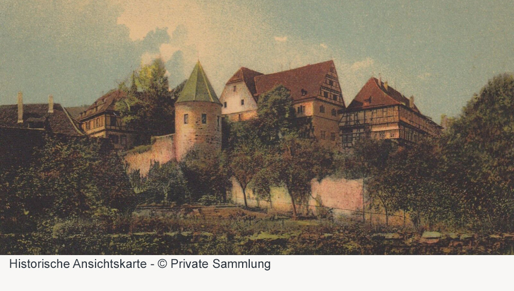 Schloss Bebenhausen (Kloster Bebenhausen) - Historische Ansichtskarte Schloss Bebenhausen (Kloster Bebenhausen) im Landkreis Tübingen