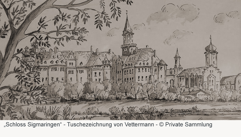Schloss Sigmaringen (Hohenzollernschloss) im Landkreis Sigmaringen