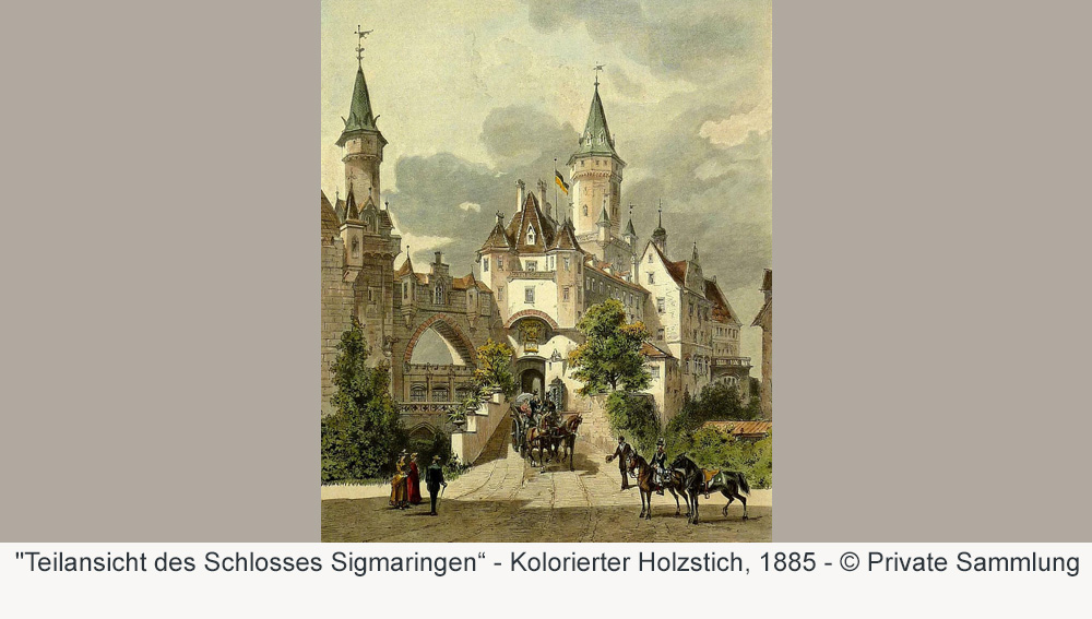 Schloss Sigmaringen (Hohenzollernschloss) im Landkreis Sigmaringen
