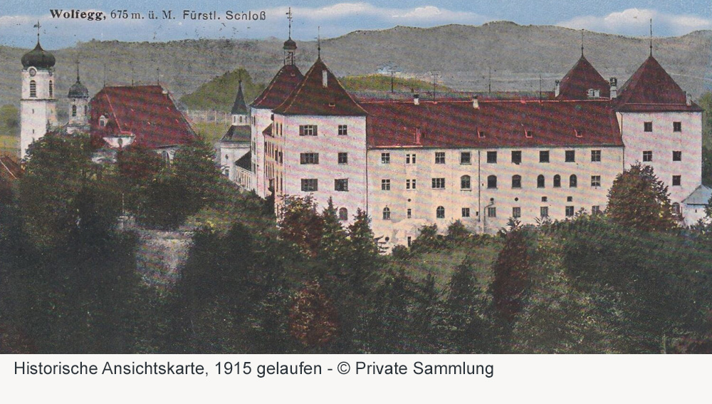 Schloss Wolfegg im Landkreis Ravensburg